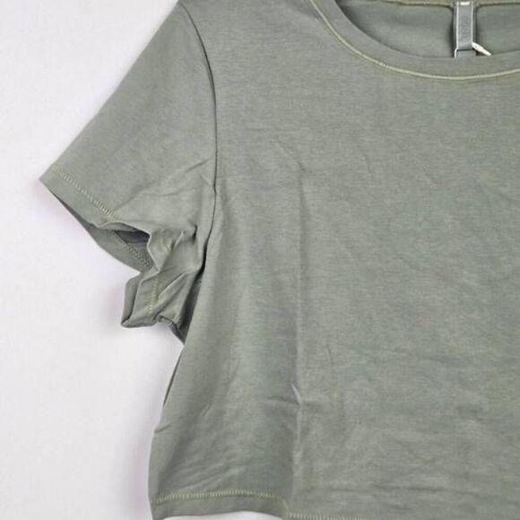 SKIMS CROPPED COTTON TEE NWT - Picture 4 of 10